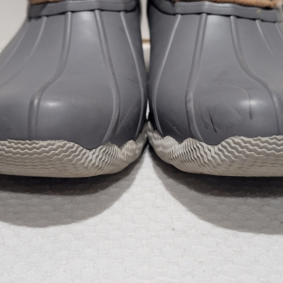 Sperry Top sider  womens 10 M wool rain duck grey ankle zip boots - Picture 11 of 12